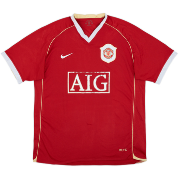 2006-07 Manchester United Home Shirt - 4/10 - (L)