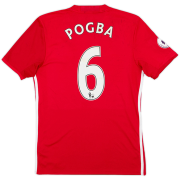 2016-17 Manchester United Home Shirt Pogba #6 - 5/10 - (S)