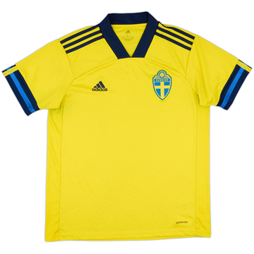 2020-21 Sweden Home Shirt - 6/10 - (L)