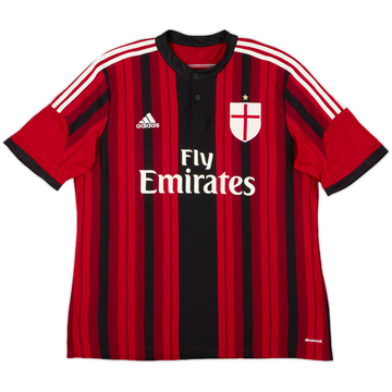 2014-15 AC Milan Home Shirt - 9/10 - (XL)