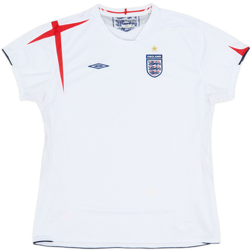 2005-07 England Home Shirt - 7/10 - (Women's L)