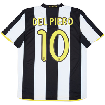 2009-10 Juventus Home Shirt Del Piero #10 - 9/10 - (M)