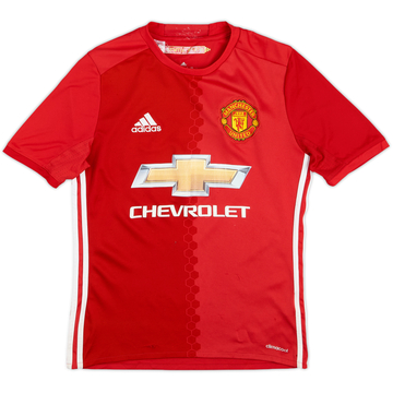 2016-17 Manchester United Home Shirt - 5/10 - (L.Boys)