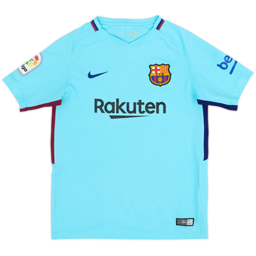 2017-18 Barcelona Away Shirt - 5/10 - (M.Boys)