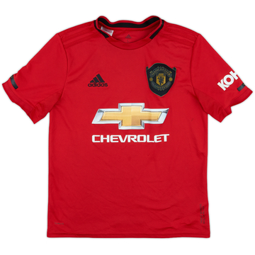 2019-20 Manchester United Home Shirt - 8/10 - (L.Boys)