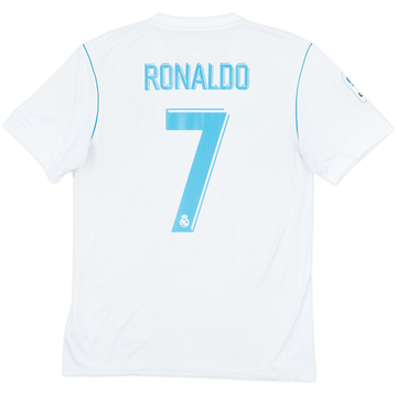2017-18 Real Madrid Home Shirt Ronaldo #7 - 6/10 - (M)
