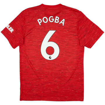 2020-21 Manchester United Home Shirt Pogba #6 - 9/10 - (M)