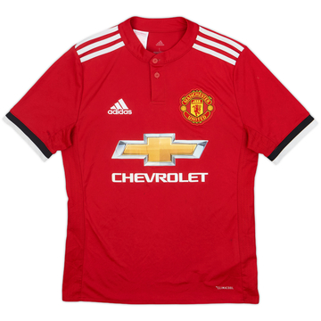 2017-18 Manchester United Home Shirt - 5/10 - (L.Boys)