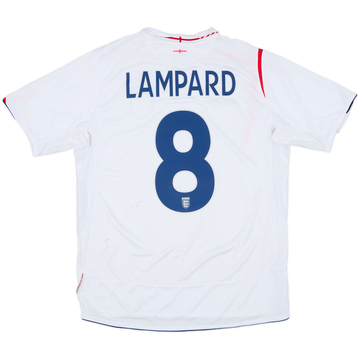 2005-07 England Home Shirt Lampard #8 - 5/10 - (L)