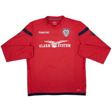 2018-19 Cagliari Macron Sweat Top - 7/10 - (XXL)
