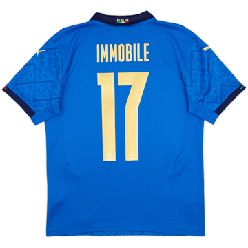 2020-21 Italy Home Shirt Immobile #17 - 9/10 - (S)