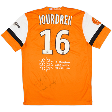 2012-13 Montpellier Signed GK Shirt Jourdren #16 - 5/10 - (L)