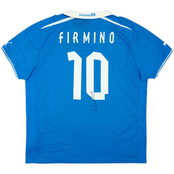 2013-14 TSG Hoffenheim Signed Home Shirt Firmino #10 - 7/10 - (XXL)