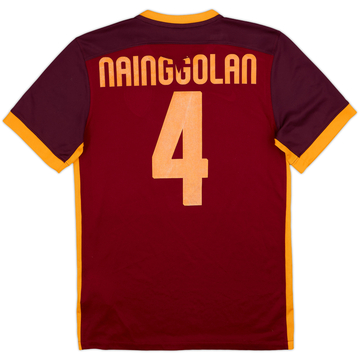 2015-16 Roma Home Shirt Nainggolan #4 - 5/10 - (S)