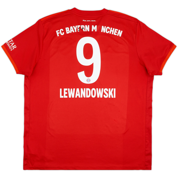 2019-20 Bayern Munich Home Shirt Lewandowski #9 - 5/10 - (XXL)