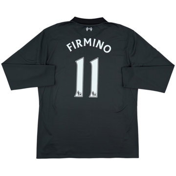 2015-16 Liverpool Third L/S Shirt Firmino #11 - 9/10 - (XL)