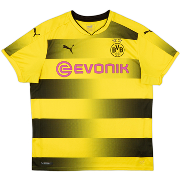 2017-18 Borussia Dortmund Home Shirt - 8/10 - (XL)