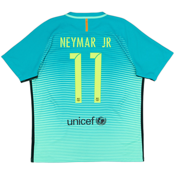 2016-17 Barcelona Authentic Third Shirt Neymar Jr #11 - 10/10 - (XL)