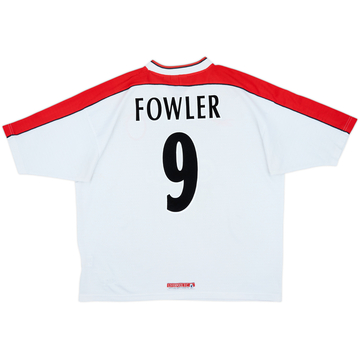 1998-99 Liverpool Away Shirt Fowler #9 - 7/10 - (XL)