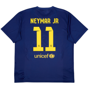 2014-15 Barcelona Basic Home Shirt Neymar Jr #11 - 10/10 - (XL)