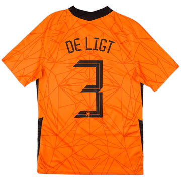 2020-21 Netherlands Home Shirt De Light #3 - 10/10 - (S)