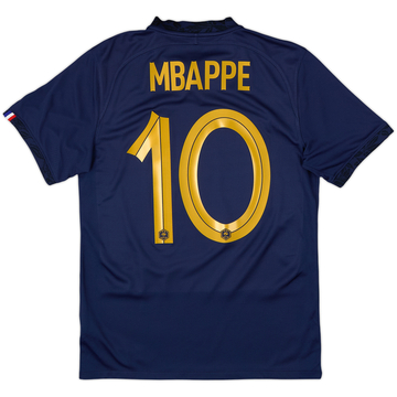 2022-23 France Home Shirt Mbappe #10 - 9/10 - (S)