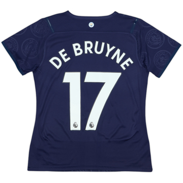 2021-22 Manchester City Authentic Third Shirt De Bruyne #17 - 8/10 - (Women's S)