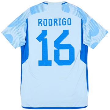 2022-23 Spain Away Shirt Rodrigo #16 - 7/10 - (M)