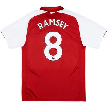 2017-18 Arsenal Home Shirt Ramsey #8 - 10/10 - (M)