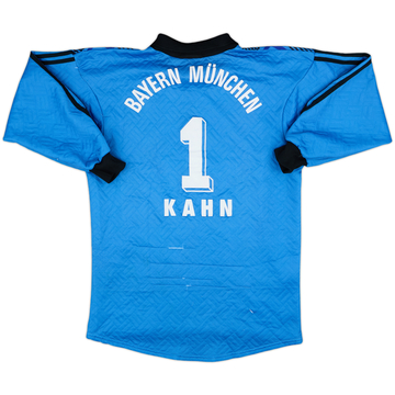 1996-98 Bayern Munich GK Shirt Kahn #1 - 6/10 - (S)