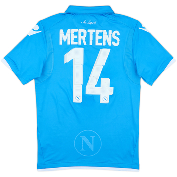 2014-15 Napoli Home Shirt Mertens #14 - 5/10 - (L)