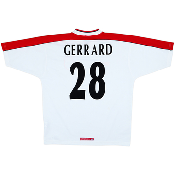 1998-99 Liverpool Away Shirt Gerrard #28 - 6/10 - (L)