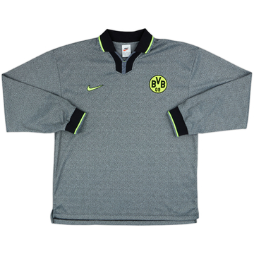 1997-98 Borussia Dortmund Player Issue Away L/S Shirt - 10/10 - (L)