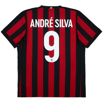 2017-18 AC Milan Home Shirt Andre Silva #9 - 10/10 - (L)