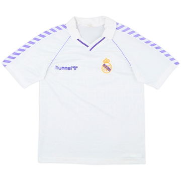 1989-90 Real Madrid Home Shirt - 9/10 - (M)