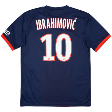2013-14 Paris Saint-Germain Home Shirt Ibrahimovic #10 - 7/10 - (M)