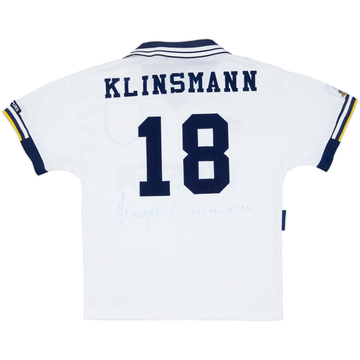 1993-95 Tottenham Home Shirt Klinsmann #18 - 7/10 - (S)