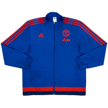 2015-16 Manchester United adidas Track Jacket - 8/10 - (L)