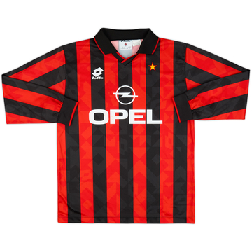 1994-95 AC Milan Home L/S Shirt - 6/10 - (L)