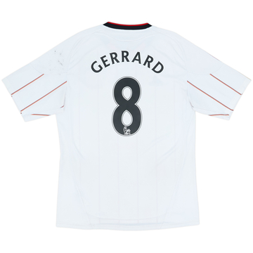 2010-11 Liverpool Away Shirt Gerrard #8 - 5/10 - (L)
