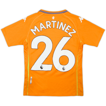 2020-21 Aston Villa GK S/S Shirt Martinez #26 - 8/10 - (M.Boys)