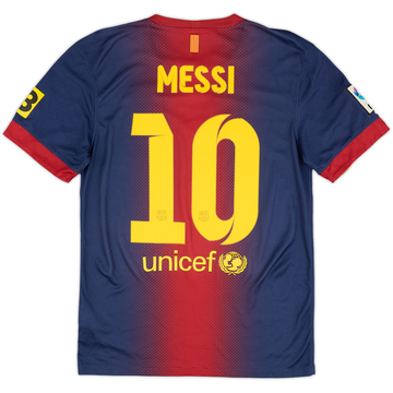 2012-13 Barcelona Home Shirt Messi #10 - 6/10 - (S)