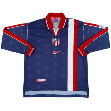 1999-00 Atletico Madrid Away L/S Shirt - 9/10 - (L)