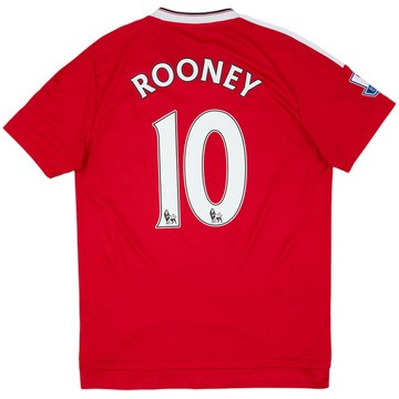 2015-16 Manchester United Home Shirt Rooney #10 - 7/10 - (M)