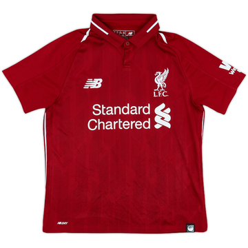 2018-19 Liverpool Home Shirt - 7/10 - (M.Boys)
