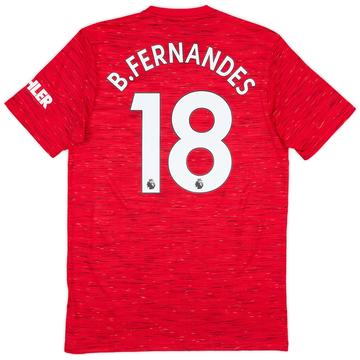 2020-21 Manchester United Home Shirt B.Fernandes #18 - 10/10 - (M)