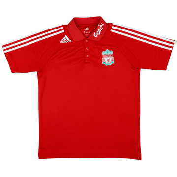 2008-09 Liverpool adidas Polo Shirt - 8/10 - (M)