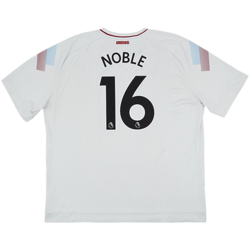 2018-19 West Ham Third Shirt Noble #16 - 9/10 - (4XL)