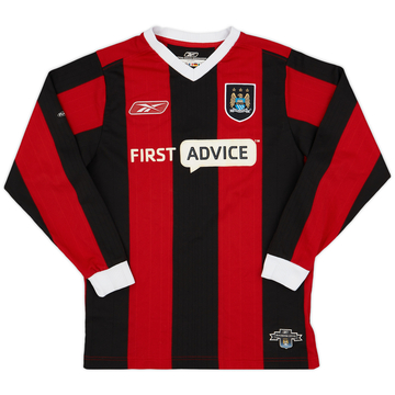 2003-04 Manchester City Away L/S Shirt - 8/10 - (XS)
