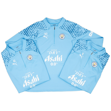2023-24 Manchester City Women's Player Issue 1/4 Zip Training Top - 9/10
